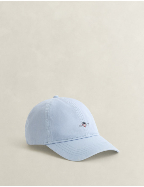 Shield sunfaded cap in muted blue