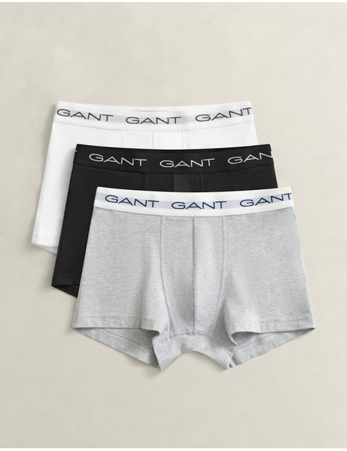 Boxershorts 3 pack in light grey melange