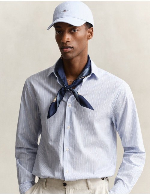 Shield sunfaded cap in muted blue