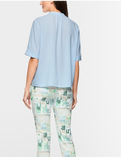 Blouse met korte mouwen