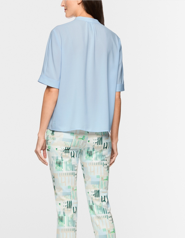 Blouse met korte mouwen