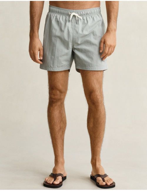 Zwemshort met regular fit in ceramic grey