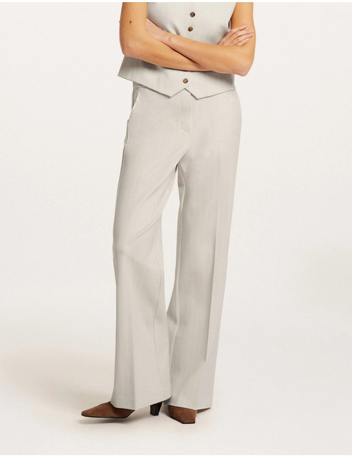 Beaumont geklede broek beige