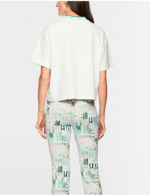 Shirt met hart en streepjesdetail