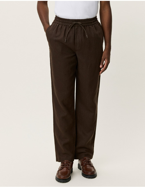 Linnen broek met loose fit in delicioso