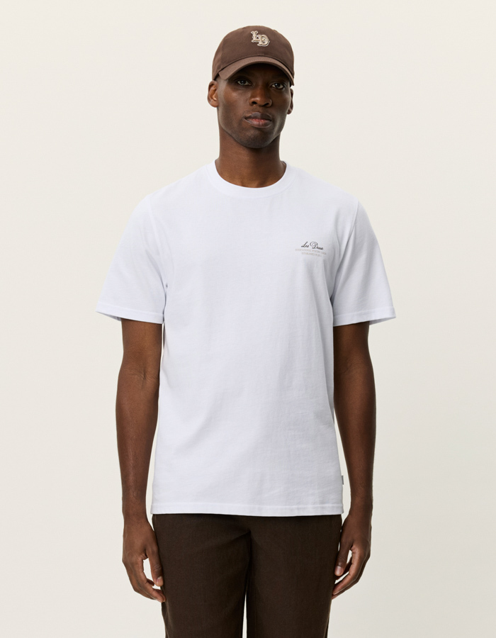 Katoenen T-shirt met regular fit in white