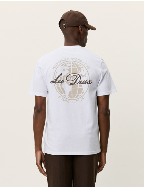 Katoenen T-shirt met regular fit in white