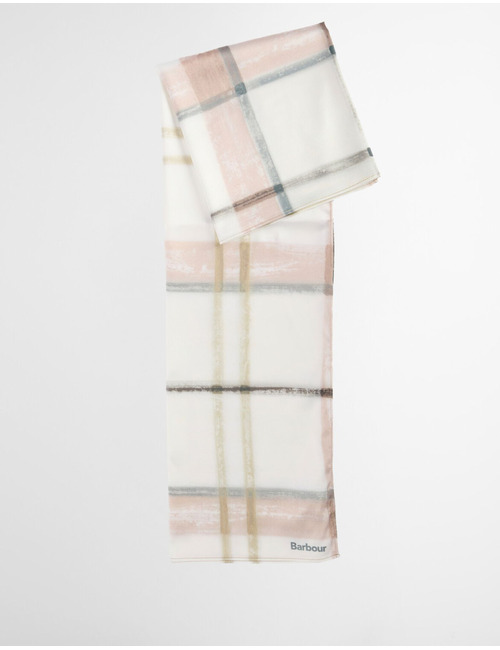 Geruite sjaal in roze