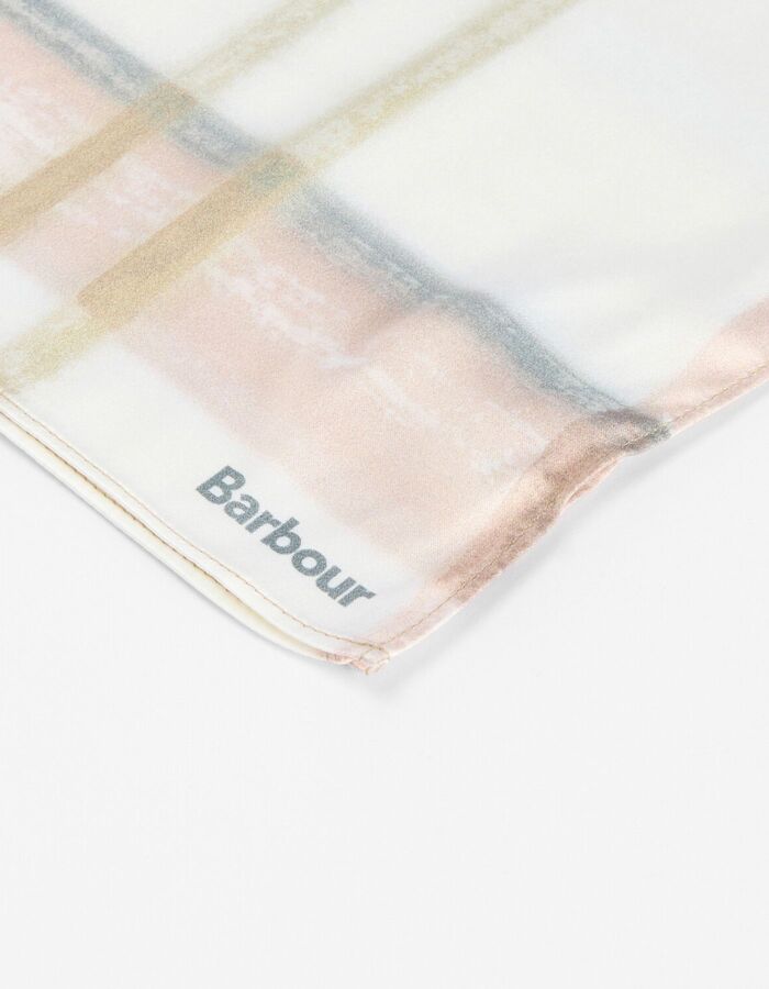 Geruite sjaal in roze