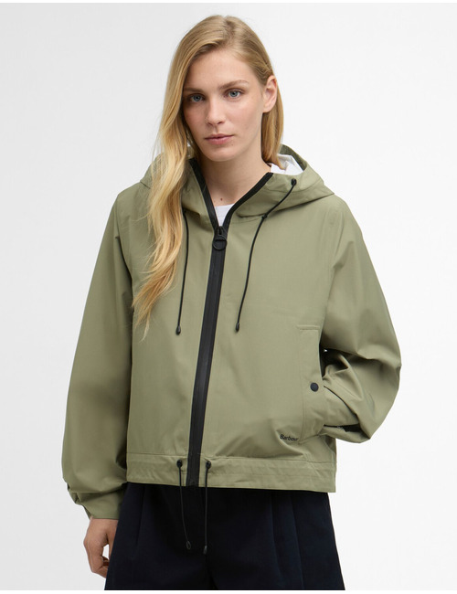 Barbour korte jas met capuchon