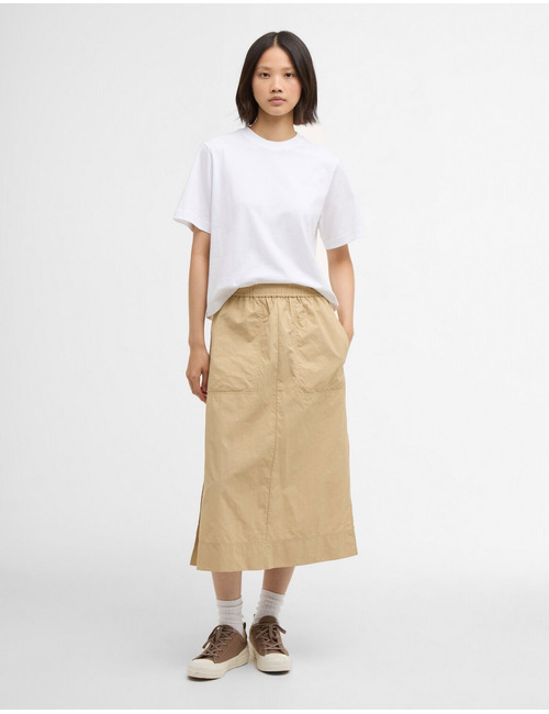 Wit T-shirt met subtiel logo