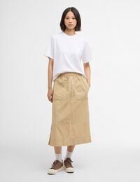 Wit T-shirt met subtiel logo