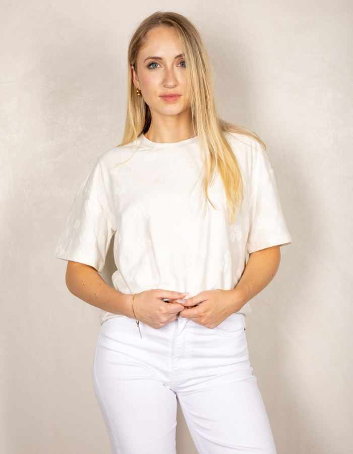 Freequent t-shirt korte mouw wit