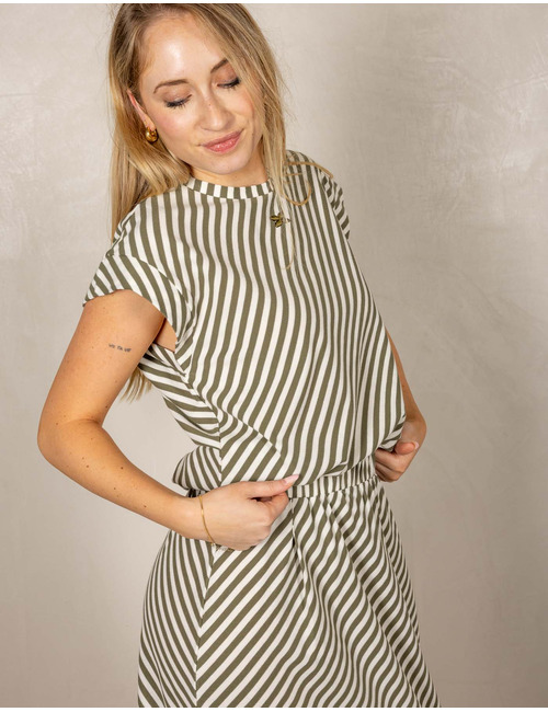 Lalotti t-shirt korte mouw groen