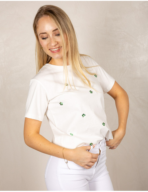 Lalotti t-shirt korte mouw wit