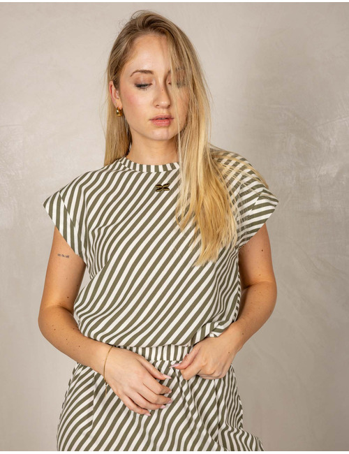 Lalotti t-shirt korte mouw groen