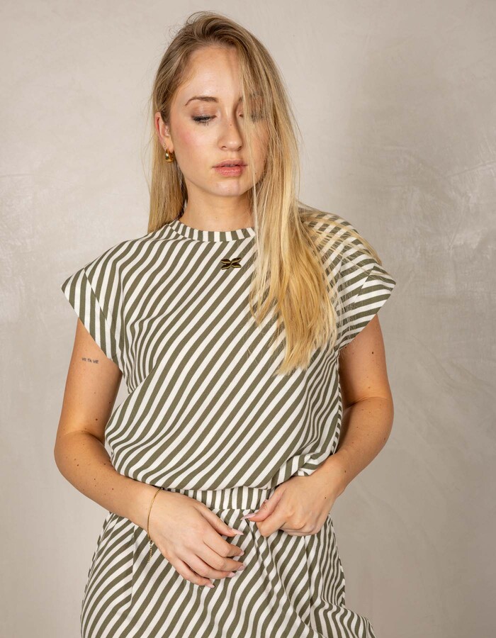 Lalotti t-shirt korte mouw groen