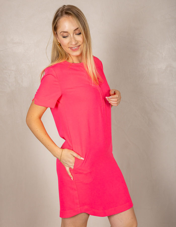 Lalotti kort kleed roze