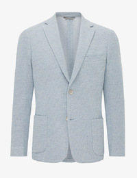 Gentiluomo slim fit blazer blauw