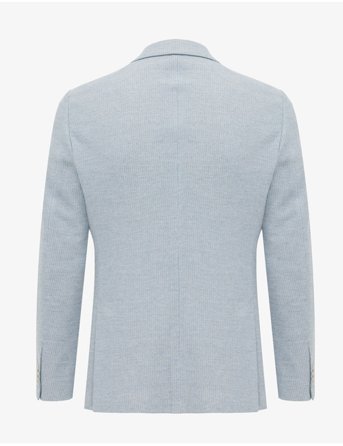 Gentiluomo slim fit blazer blauw