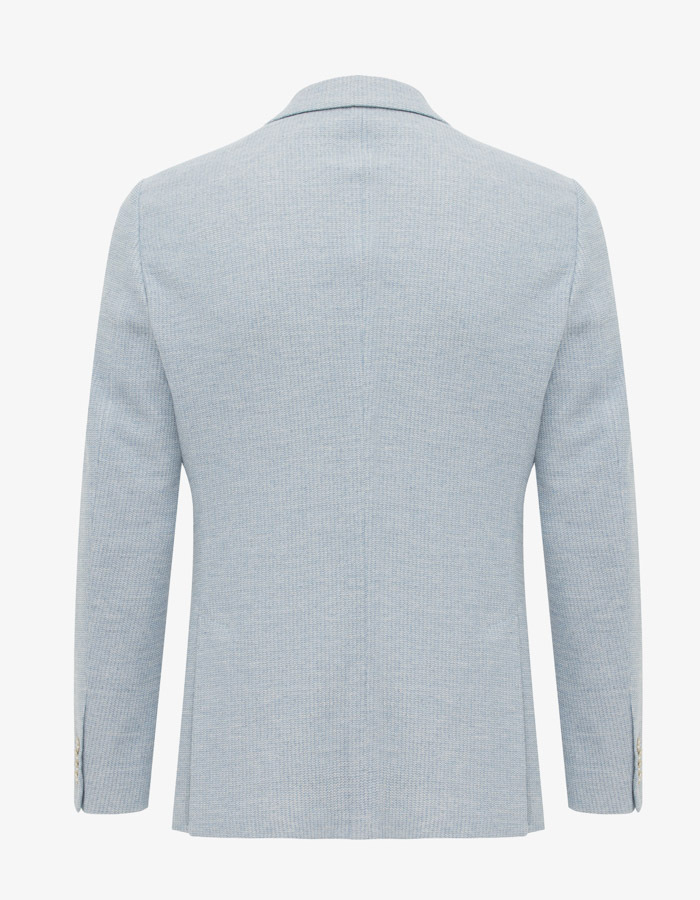 Gentiluomo slim fit blazer blauw