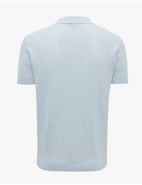 Gentiluomo slim fit polo blauw