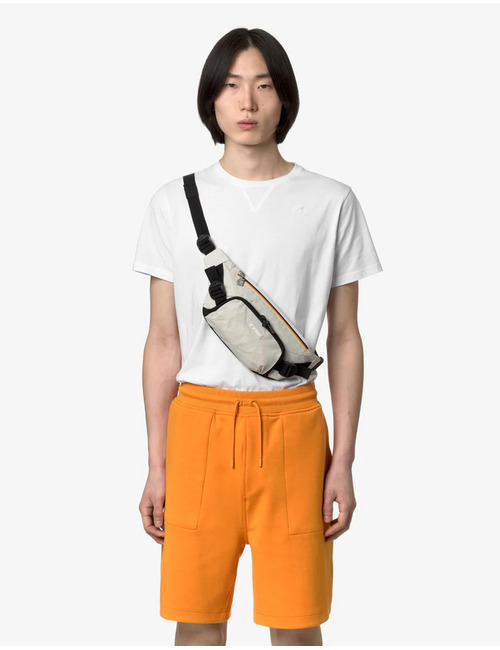 Unisex waterdichte heuptas met voorvak beige lt