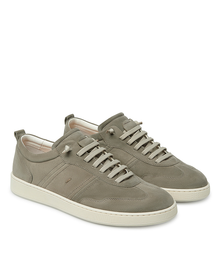 Sneakers in vintage suède met rubberzool in sanflex vintage