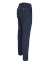 Slim fit katoenen broek met stretch in navy