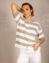 Anne Claire sweater taupe