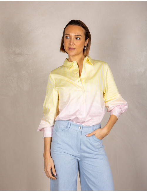 Senso lange mouw bloes geel