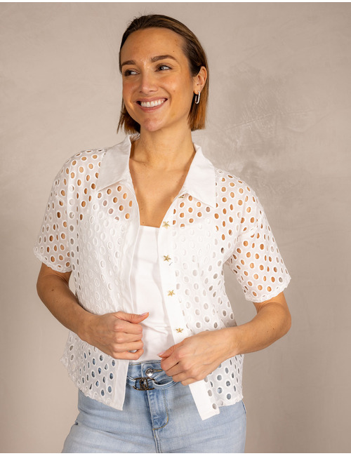 Leo & Ugo t-shirt korte mouw wit