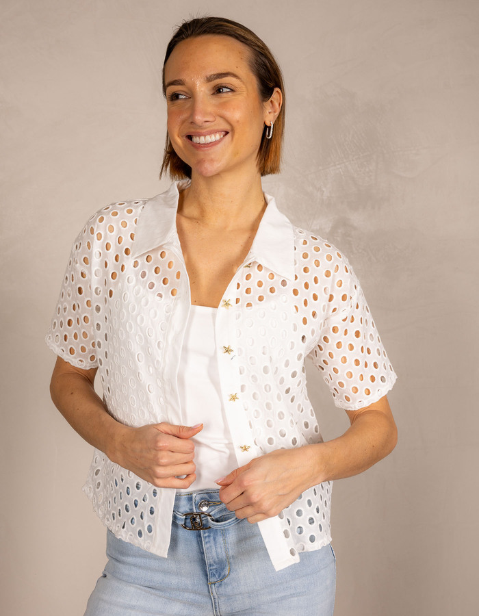 Leo & Ugo t-shirt korte mouw wit