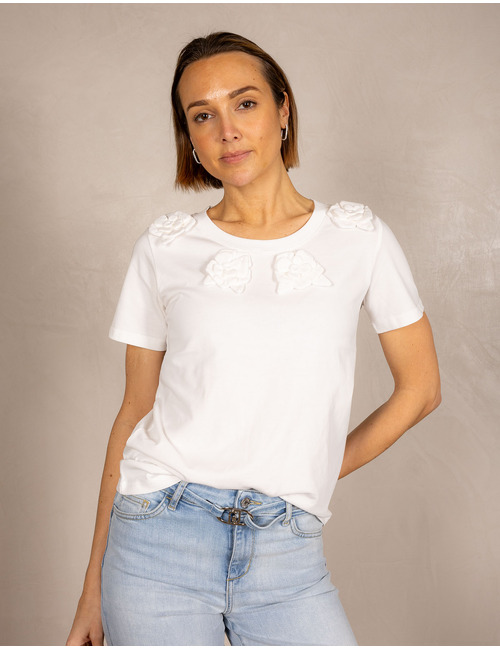 Leo & Ugo t-shirt korte mouw wit