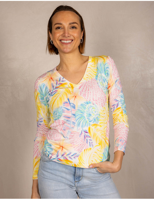 Leo & Ugo lange mouw pull multicolor