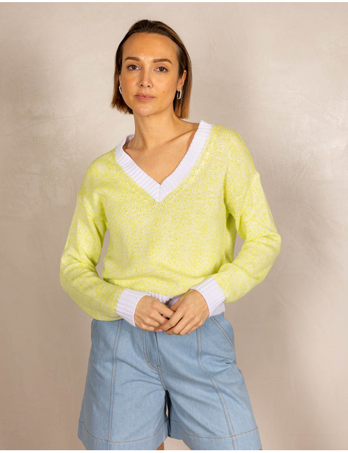 Due Amanti pull geel