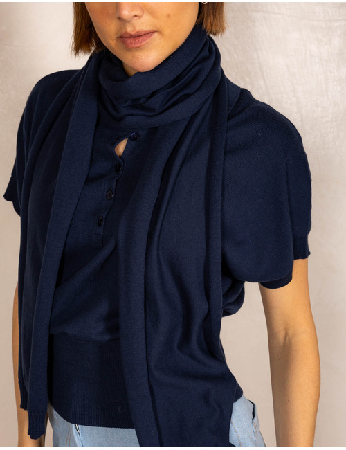 Due Amanti sjaal navy
