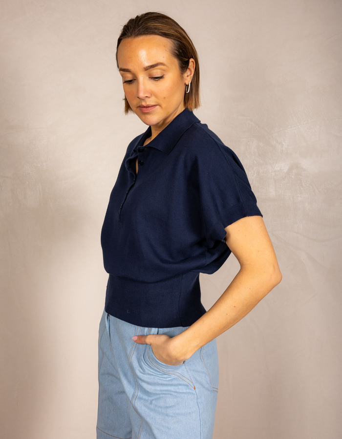 Due Amanti pull navy
