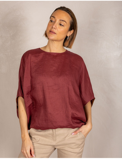 Otto D'ame tops bordeaux