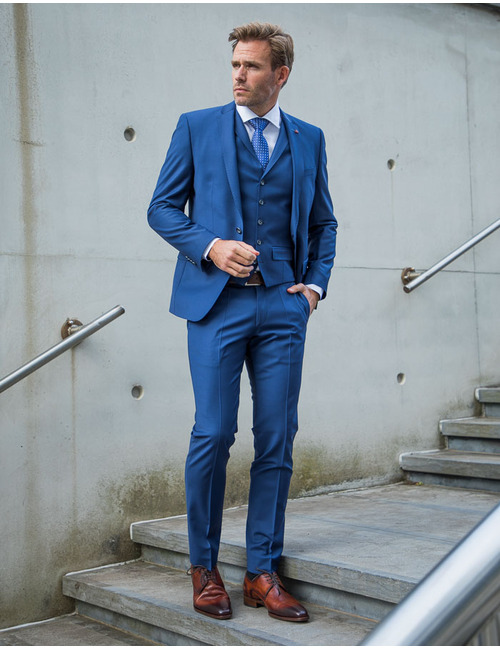 Kostuumvest Slim Fit Virgin Wool 5036