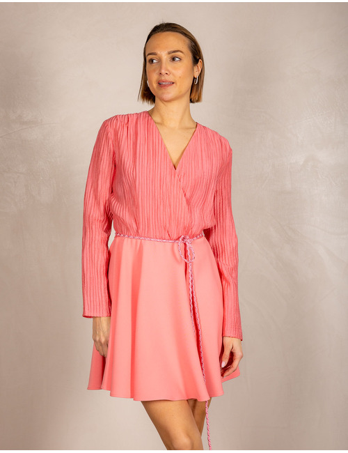 Oscar The Collection kort kleed roze