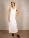 Drykorn lang kleed wit