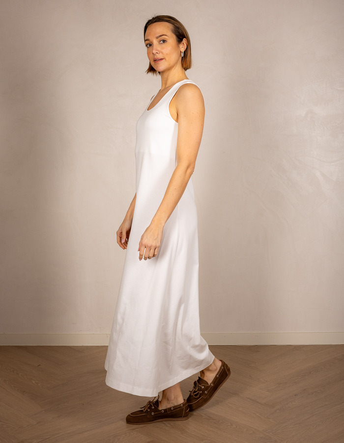 Drykorn lang kleed wit