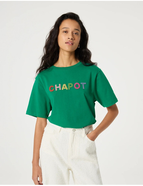 Fabienne Chapot t-shirt korte mouw groen