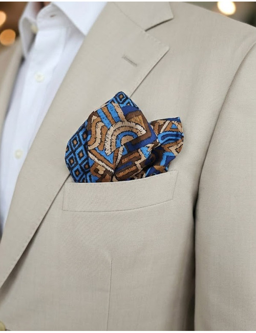 Cravatex pochet bruin