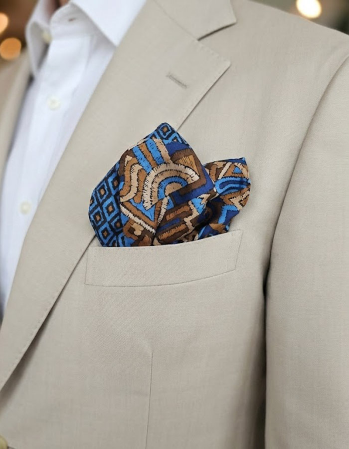 Cravatex pochet bruin