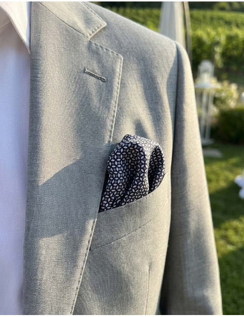 Cravatex pochet blauw