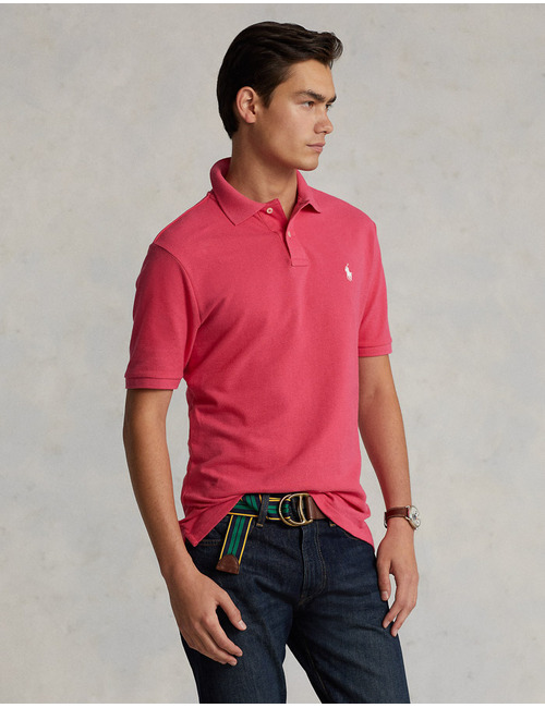 Ralph Lauren slim fit polo roze