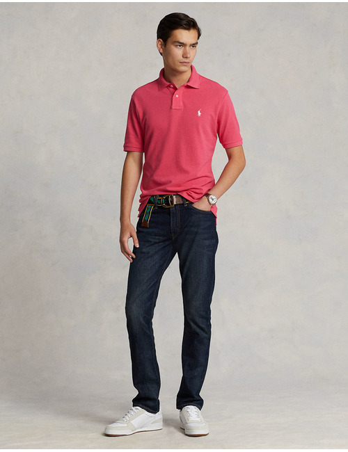 Ralph Lauren slim fit polo roze