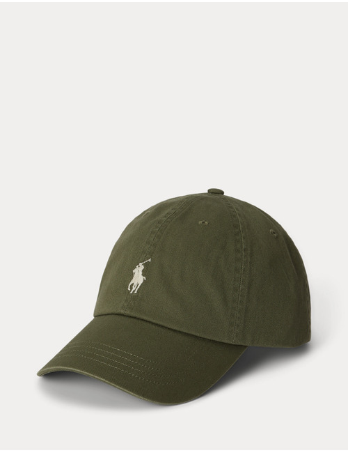 Iconic Cotton Chino Ball Cap in twill katoen Garden Trail